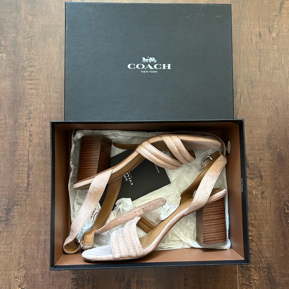 Coach Suede Heels